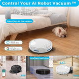 AI Robot Vacuum with Double-Layer Filtration - Cleaner Air with Every Use